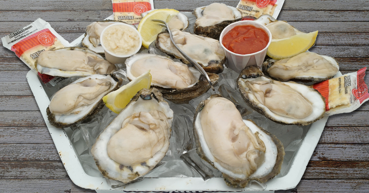 Oysters On The Half Shell Happys Fish House